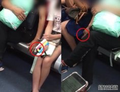 深圳色狼左右開弓地鐵向兩女伸鹹豬手 乘客拍下：不能忍