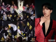 沐鸣客户端下载后空翻失误脸颈膊挞落地 张艺兴负伤坚持演出