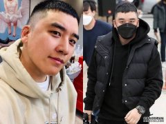 沐鸣手机版下载胜利一身黑露平头装低调入伍