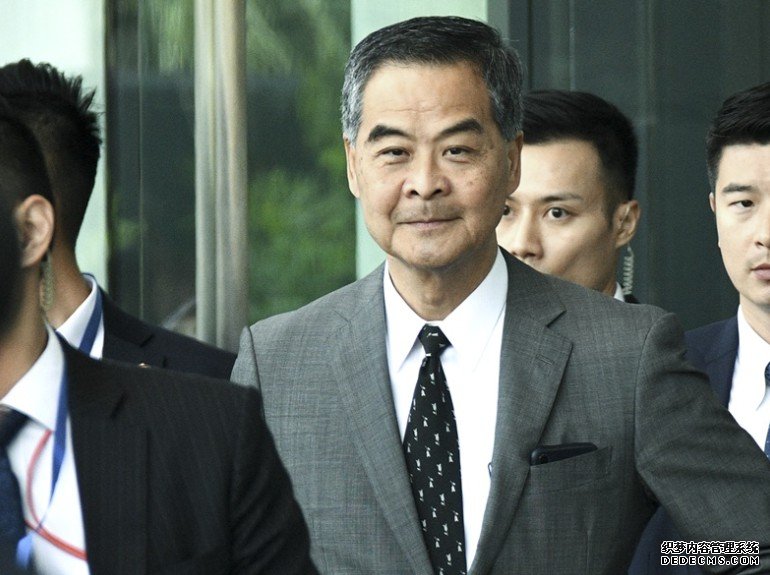 被问会否再战特首沐鸣代理招商 梁振英:唔会啦