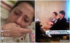 睇网上直播 沐鸣苹果版APP下载素颜GaGa感触拭泪