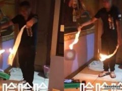 青年卡拉OK包厢玩火 沐鸣招商主管引发众怒无聊当有趣　