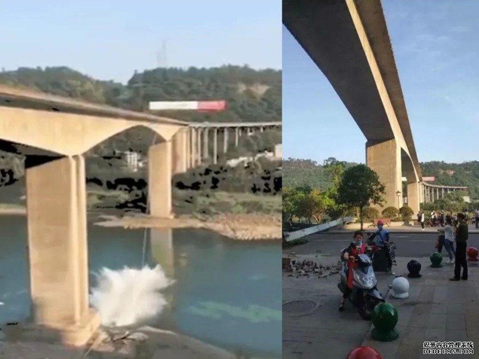 行车大桥污水管道坠落江 沐鸣招商主管险砸中人