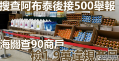 沐鸣登录搜查阿布泰后接500举报 海关查90商户检1.9万违规产品