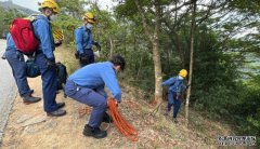 大帽山路边遗外沐鸣代理套iPad疑有人堕山 消防GFS出动搜救