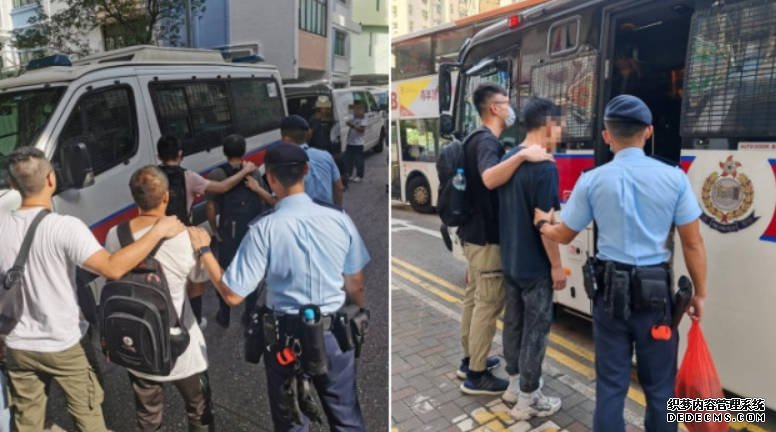 蓝狮跨部門多區打擊黑工行動 拘23人
