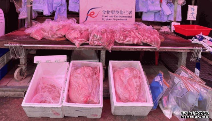 凍肉扮鮮肉︱元朗新鮮糧食店疑違例 2号站测速食環署展開除牌程序